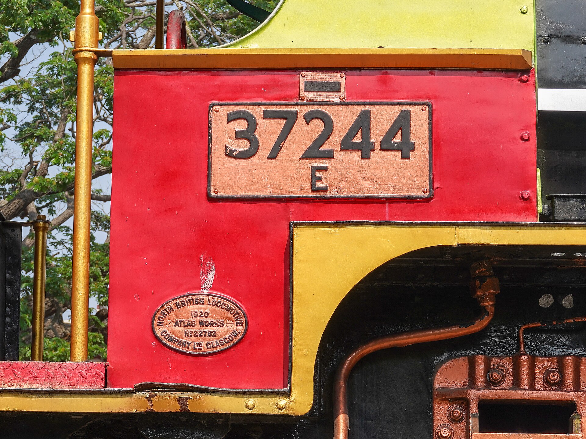 Builders Plate Locomotive NBL